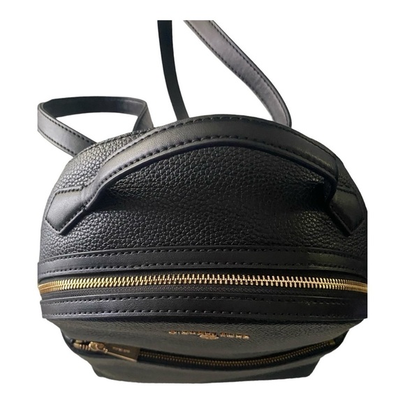 NWT-MICHAEL KORS-VALERIE-BLACK PEBBLED LEATHER BACKPACK-38F2G9VB2L - Picture 7 of 12